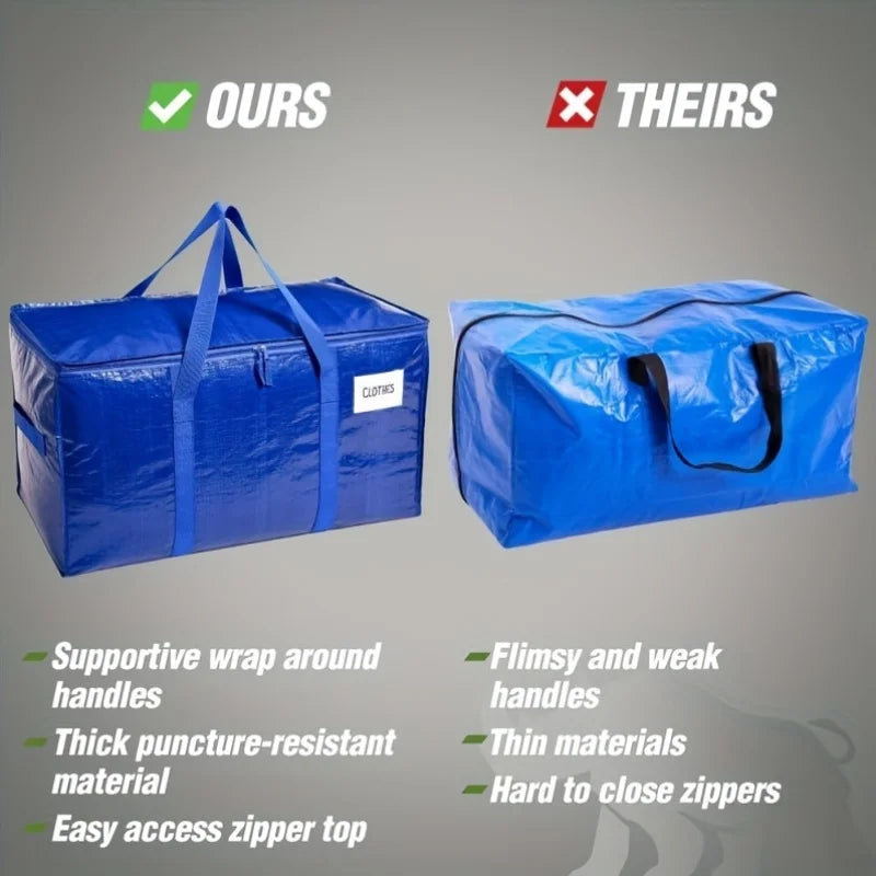 Extra Large Moving Bags with Zippers