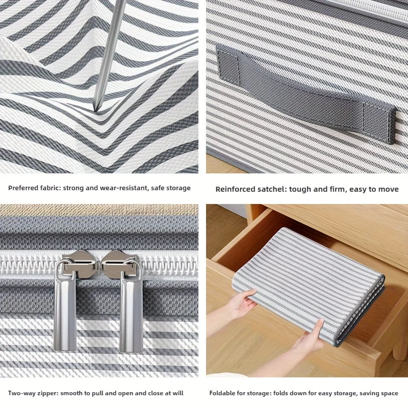 Under-Bed Storage Bag with Clear Window — Large Capacity