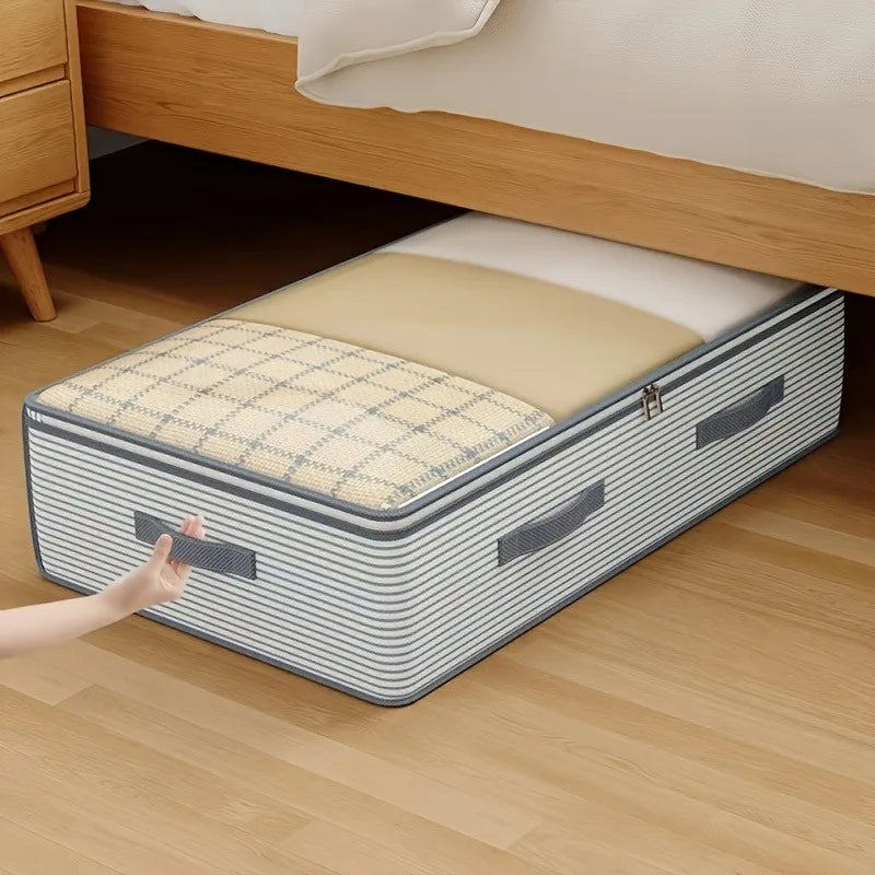 Under-Bed Storage Bag with Clear Window — Large Capacity