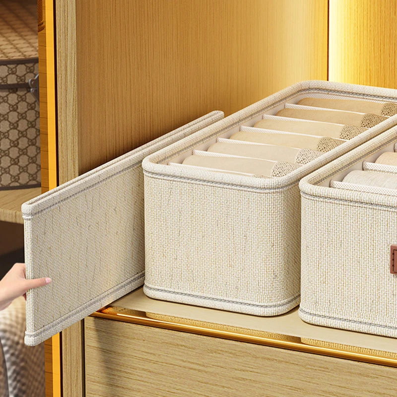 Fabric organizer boxes