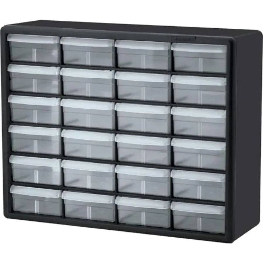 Drawer organizer boxes with grid compartments