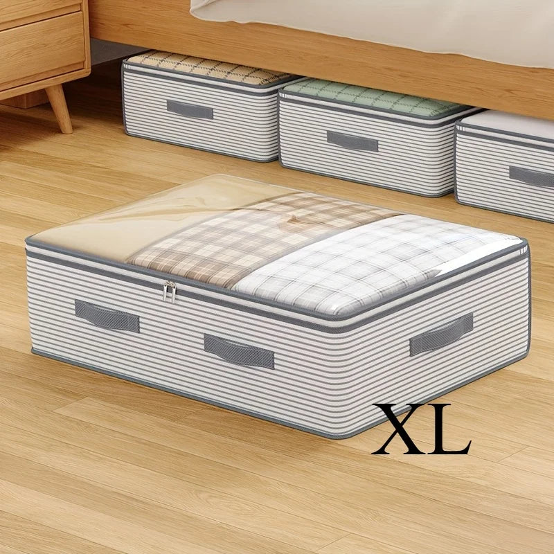 Under-Bed Storage Bag with Clear Window — Large Capacity