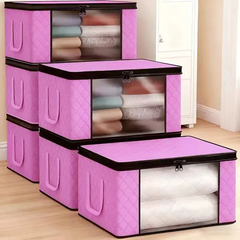 Foldable storage boxes 6-pack