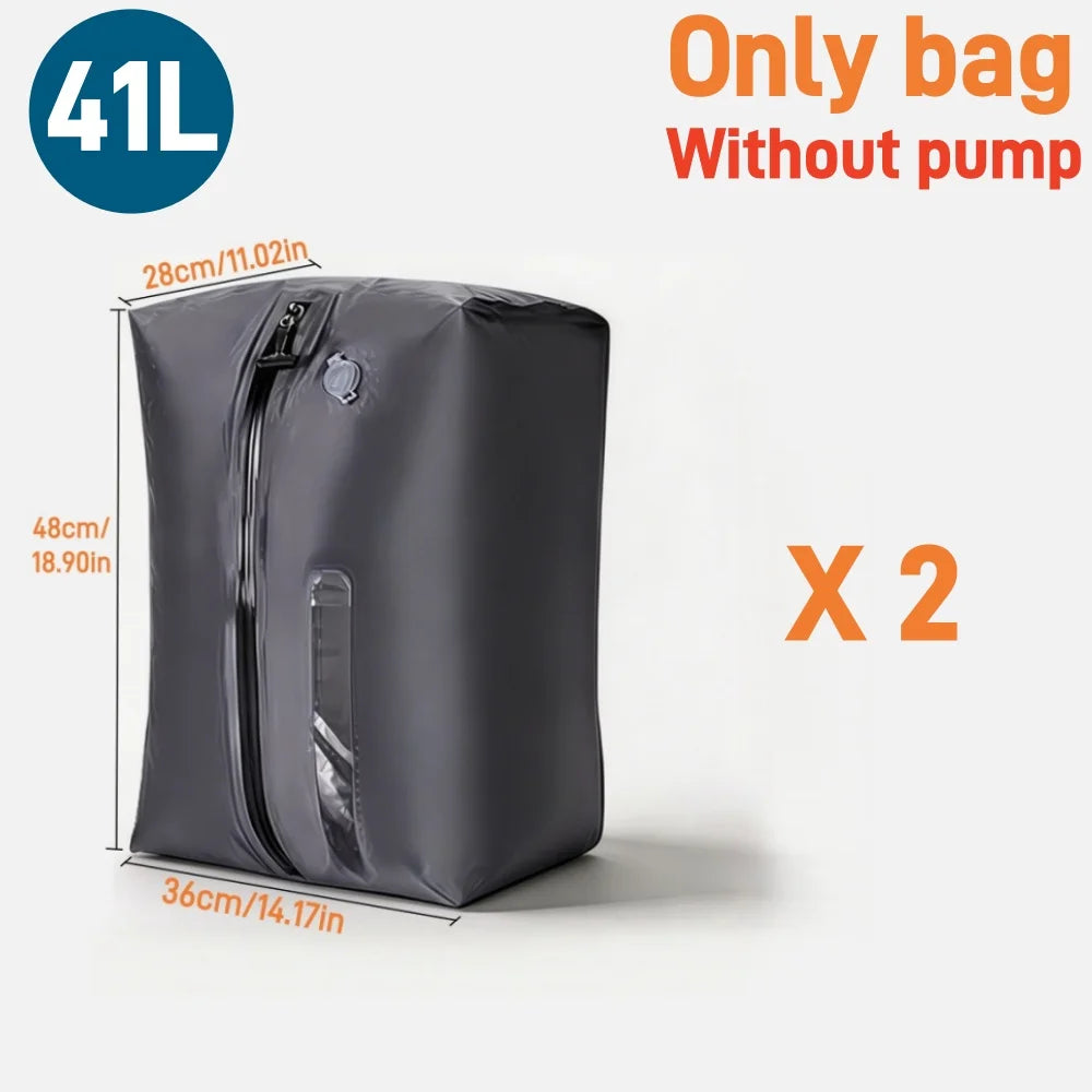 Vacuum Storage Bags for Clothes - Space-Saving Compression Set