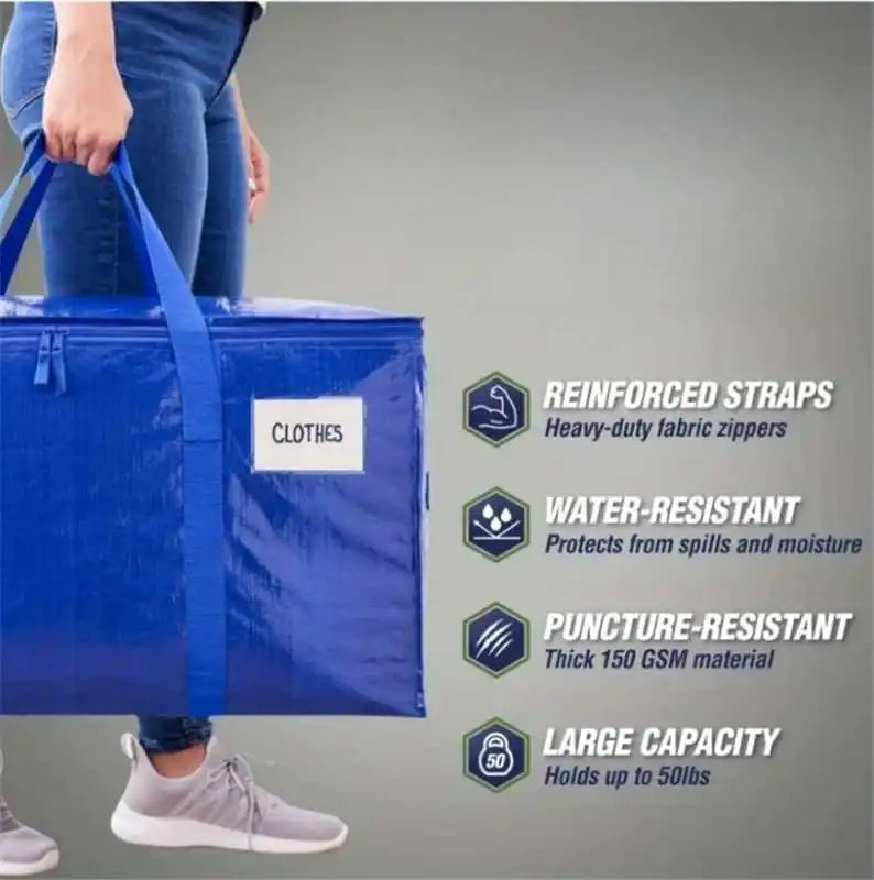 Extra Large Moving Bags with Zippers
