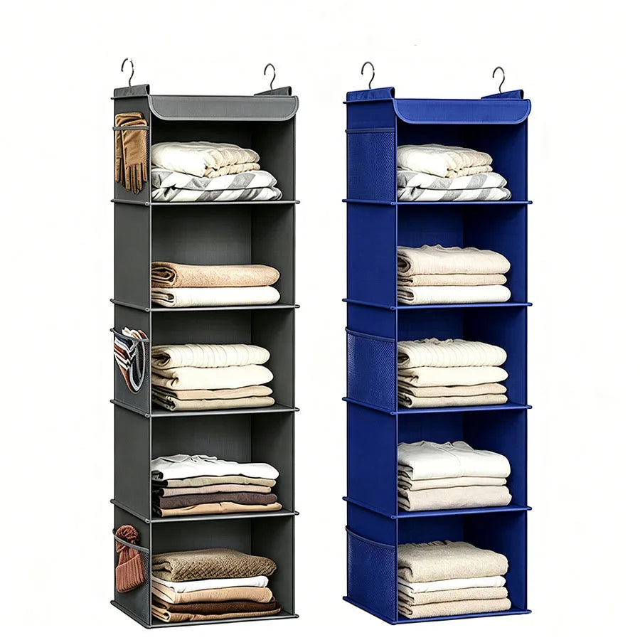 Closet organizer shelf detail