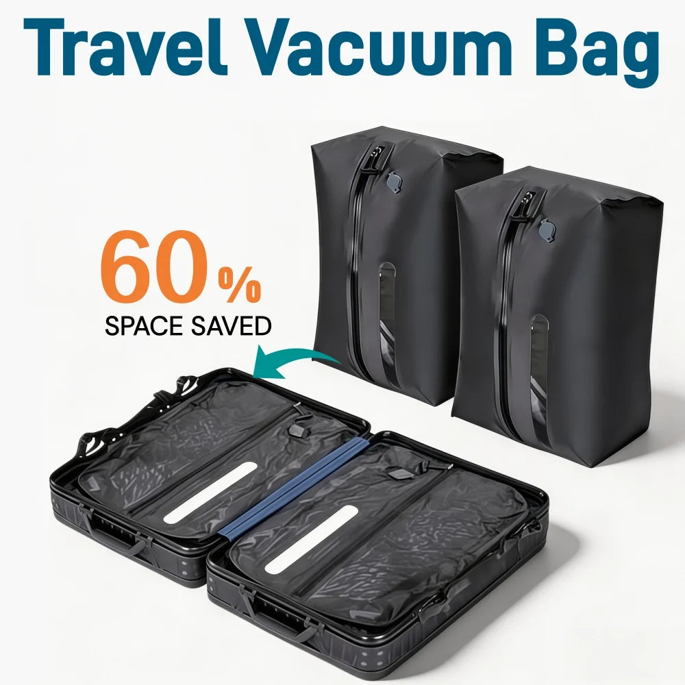 Vacuum Storage Bags for Clothes - Space-Saving Compression Set