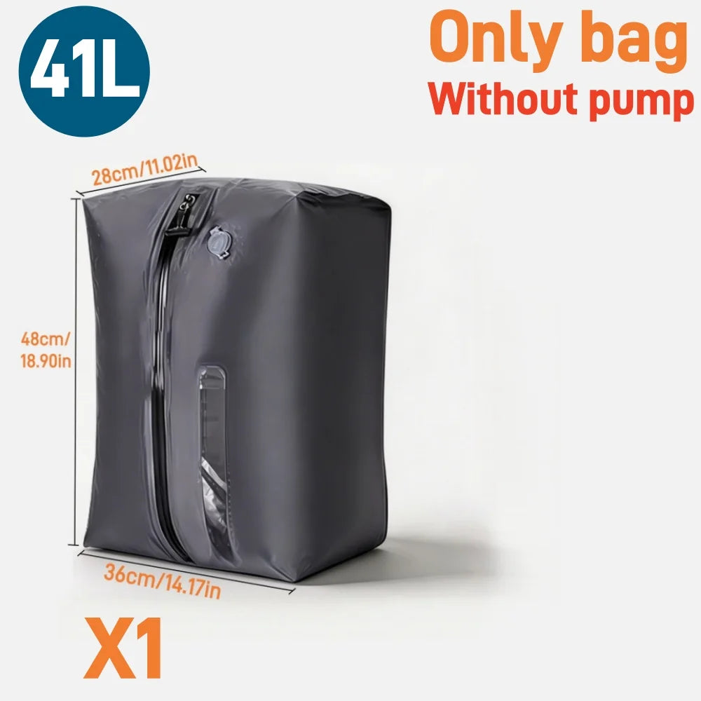 Vacuum Storage Bags for Clothes - Space-Saving Compression Set