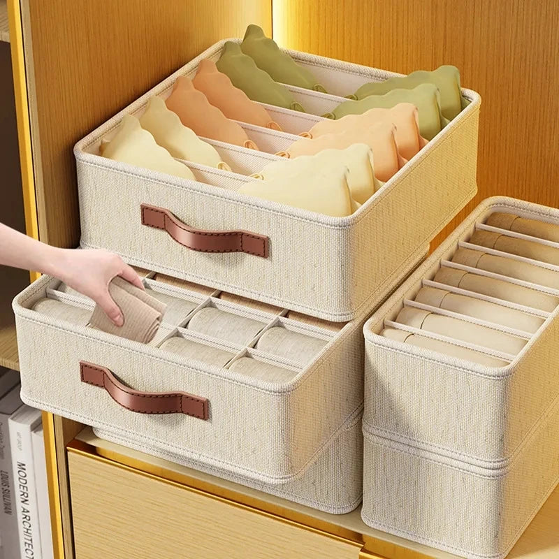 Drawer organizers in dresser